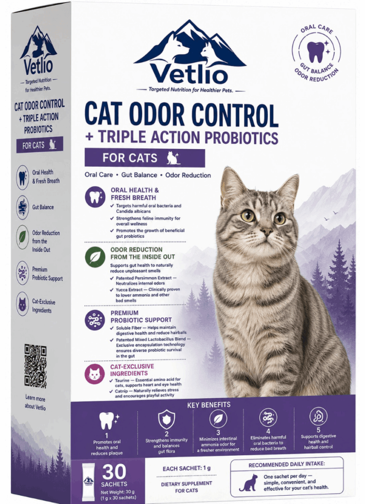 Cat Odor Control + Triple Action Probiotics